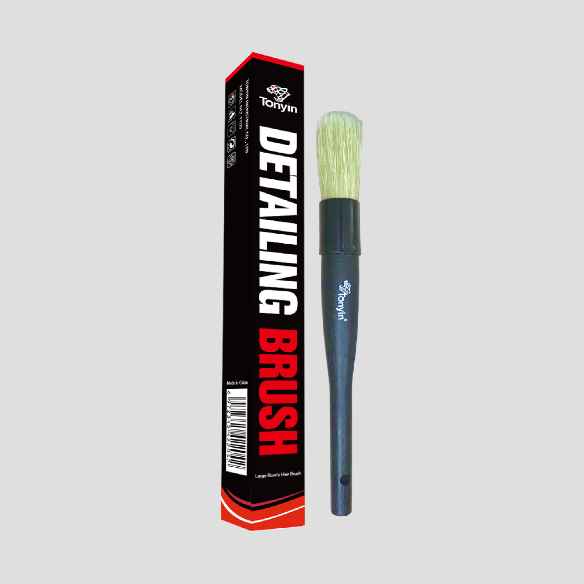 Tonyin Interior & Exterior Brush (Handle Length: 19.8Cm, Hair Length: 5.7Cm) (TT10)