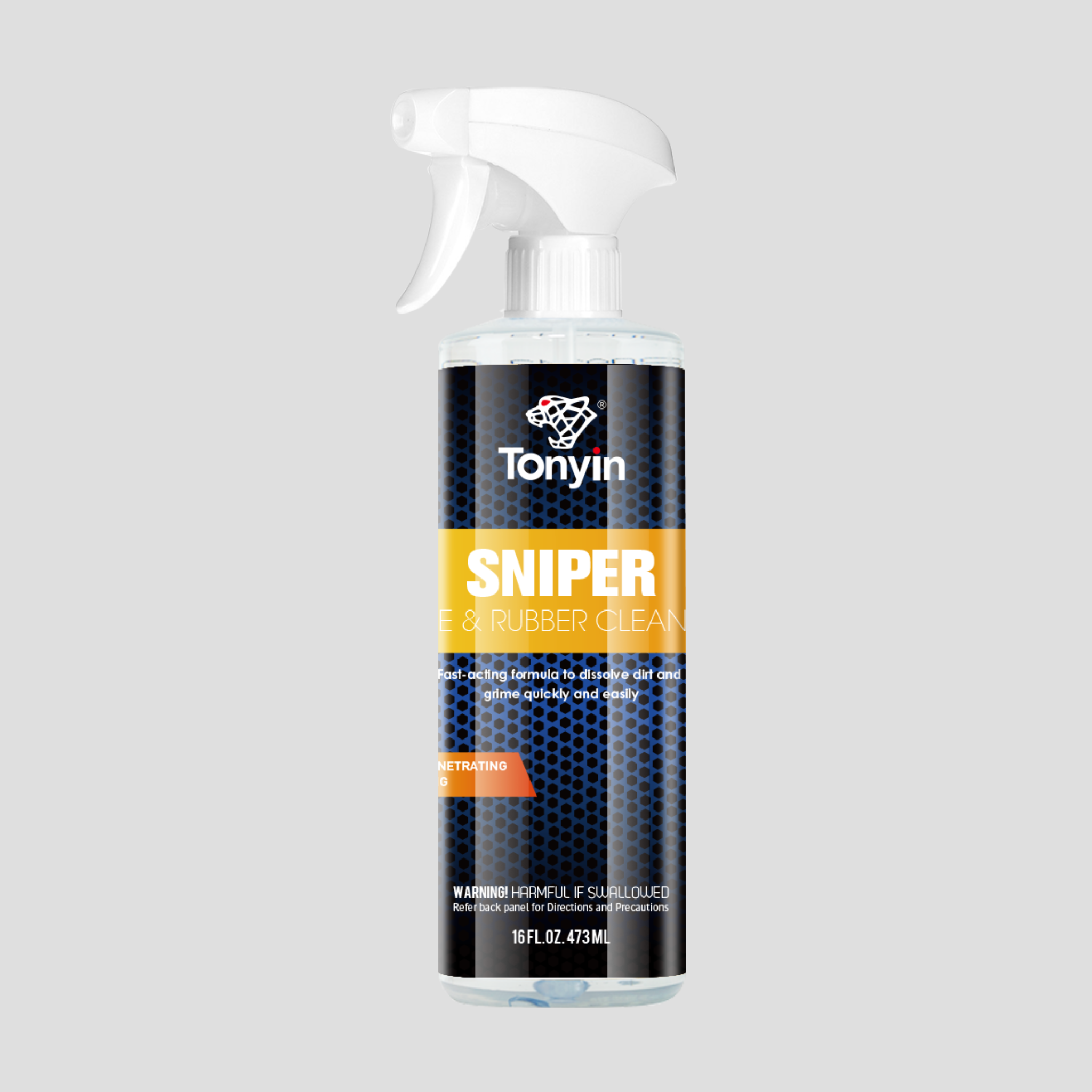 Tonyin Sniper Tyre & Rubber Cleaner 500Ml (Touchless) (TN06B)