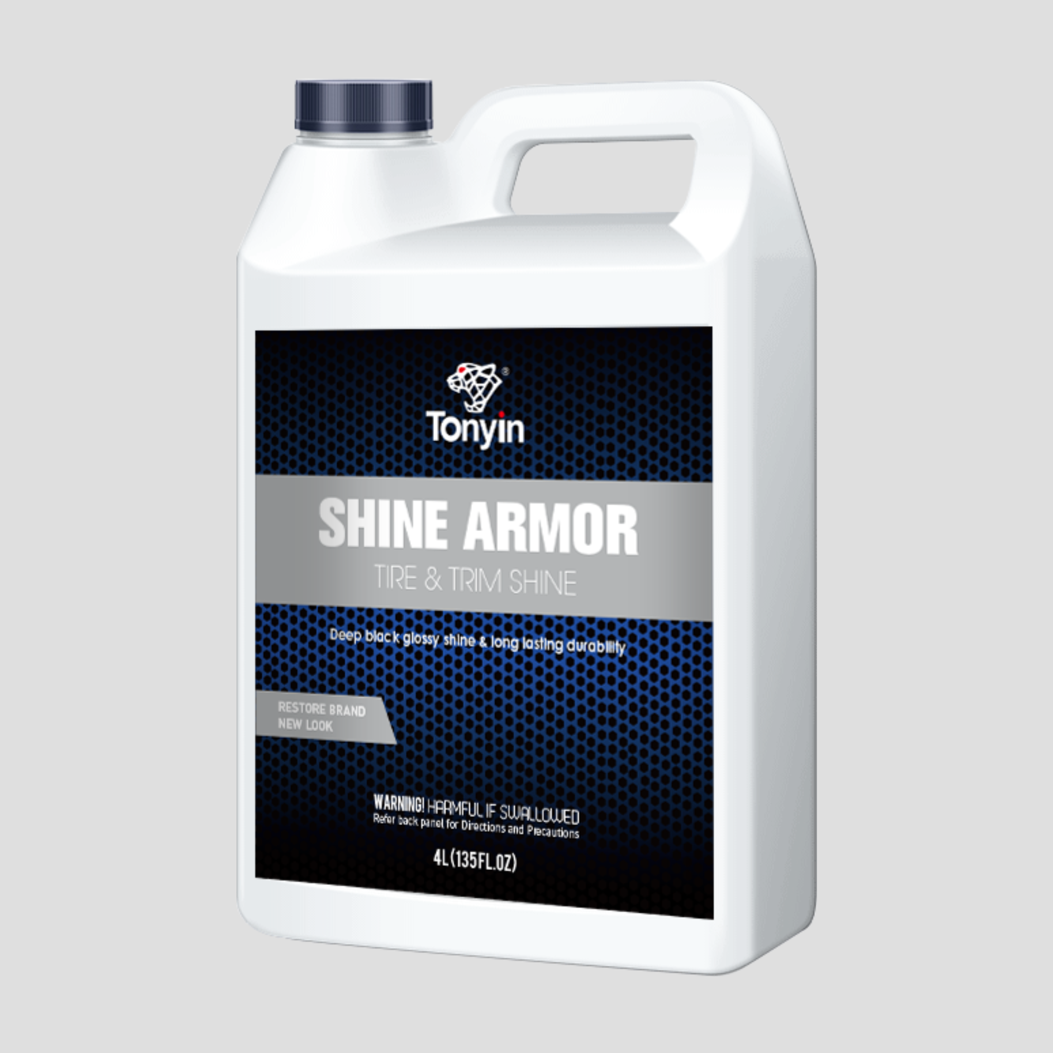 Tonyin Shine Armour Tyre & Trim Shine 4L (Solvent Based) (TM11)