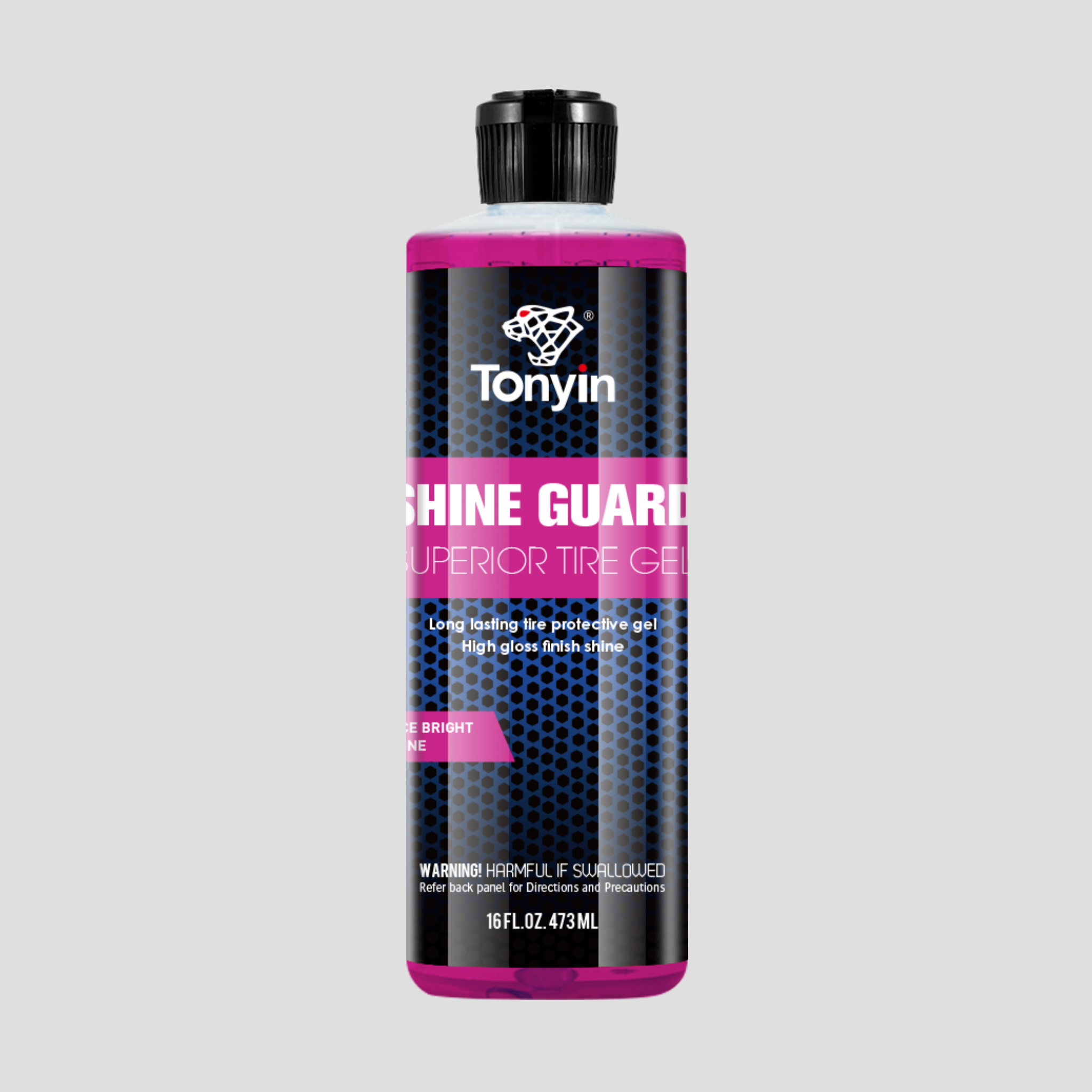 Tonyin Shine Guard Superior High Gloss Tyre Gel 500Ml (Solvent Based) (TN17)