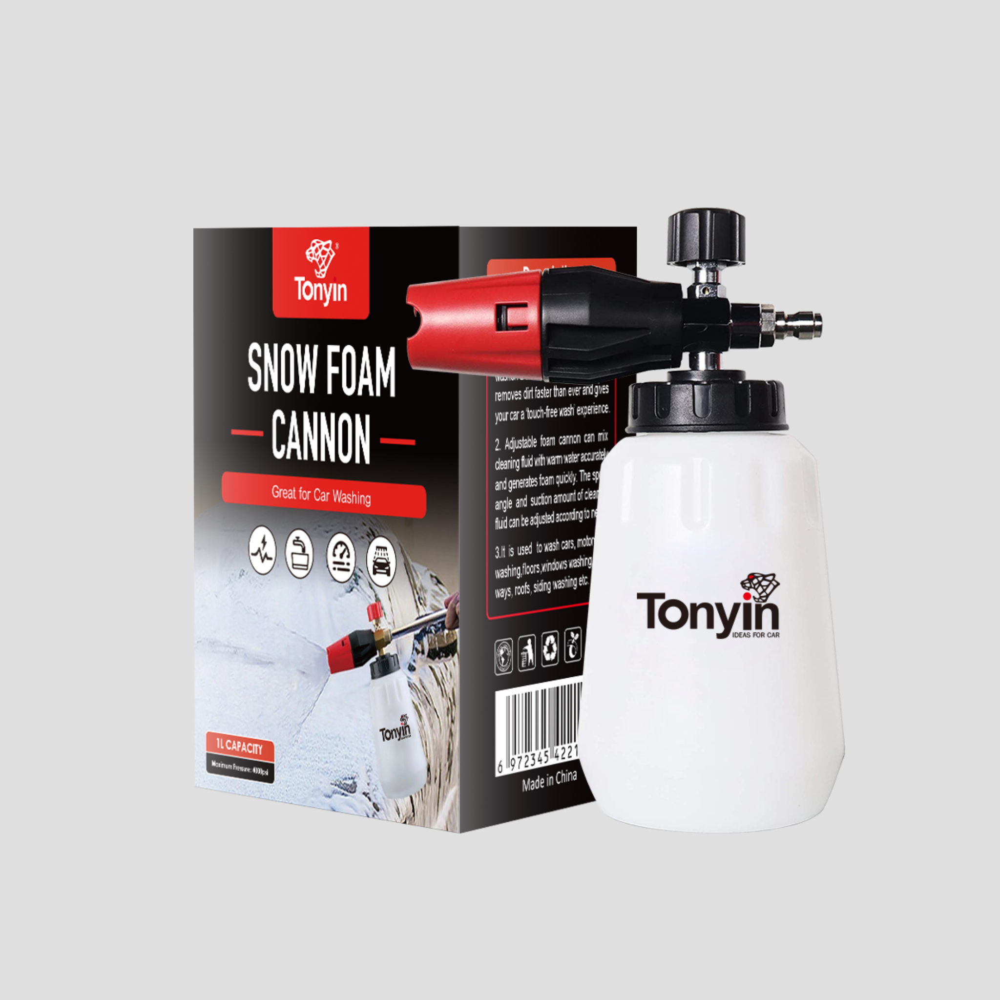 Tonyin Snow Foam Cannon (Without Spray Gun) (TT02D)
