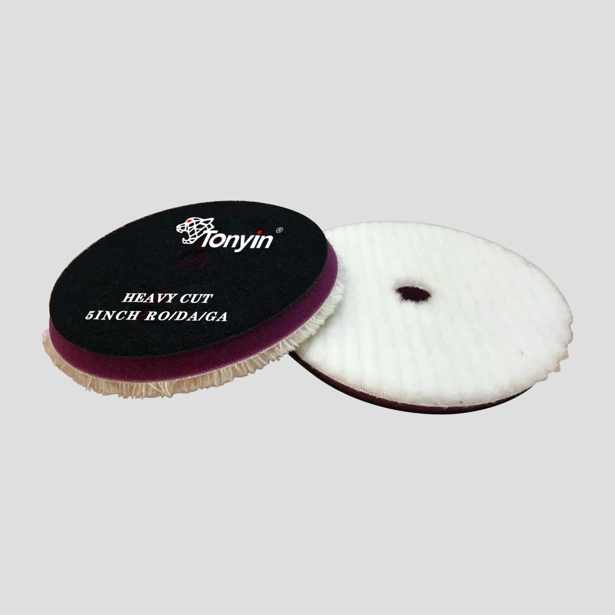 Tonyin 5 Inch Wool Polish Pad Extreme Heavy Cut (TP01A)