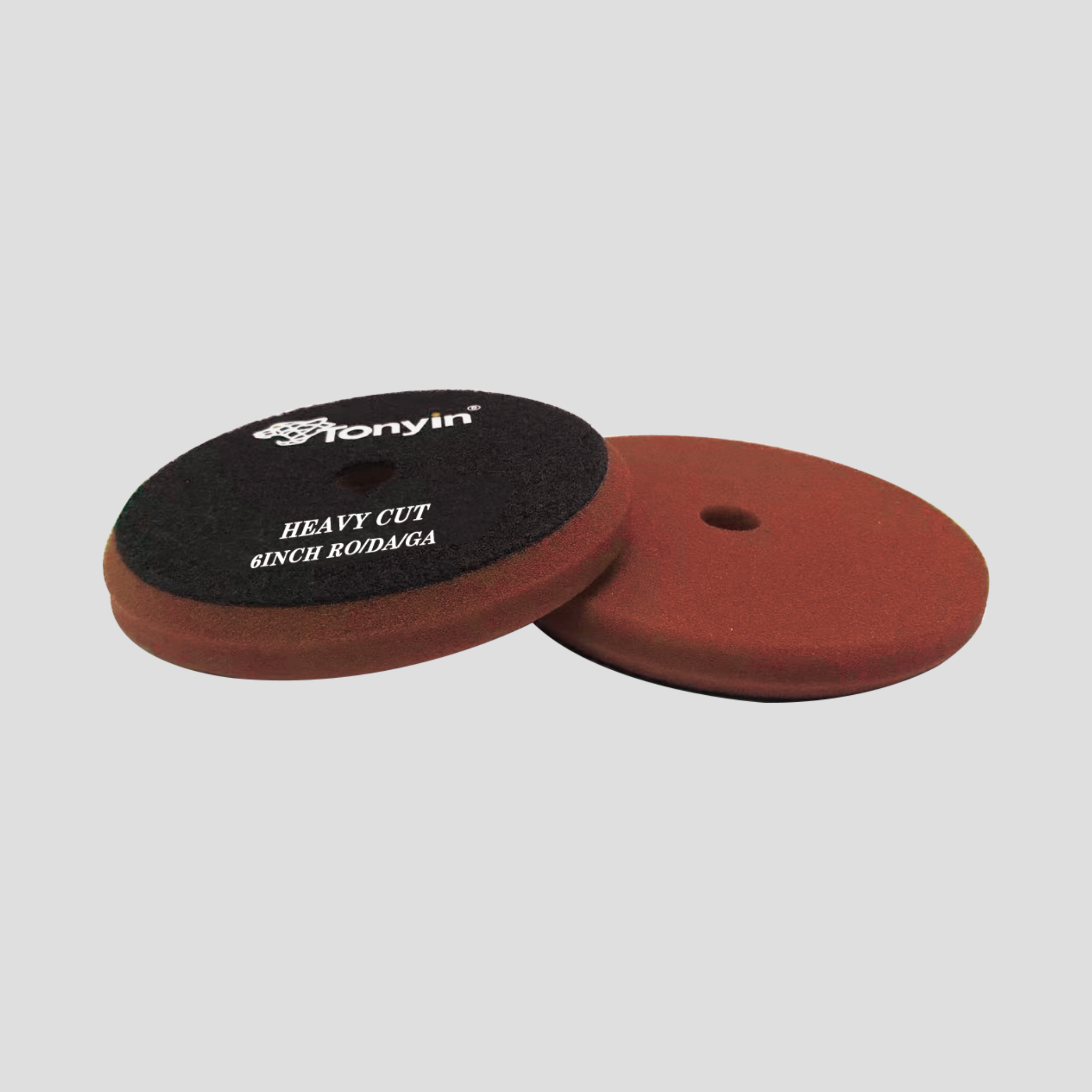 Tonyin 5 Inch Foam Polish Pad (Heavy Cut,With Hole) (TP11A)