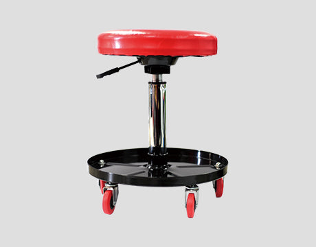 DETAILING STOOL WITH TOOL TRAY