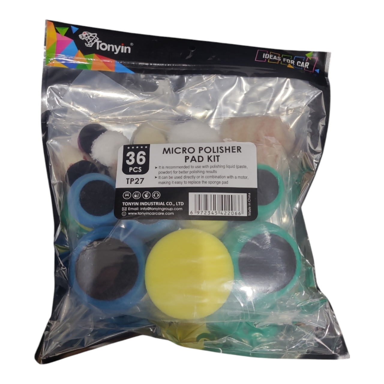 Tonyin Pads For Nano Cordless Polisher (TP27)