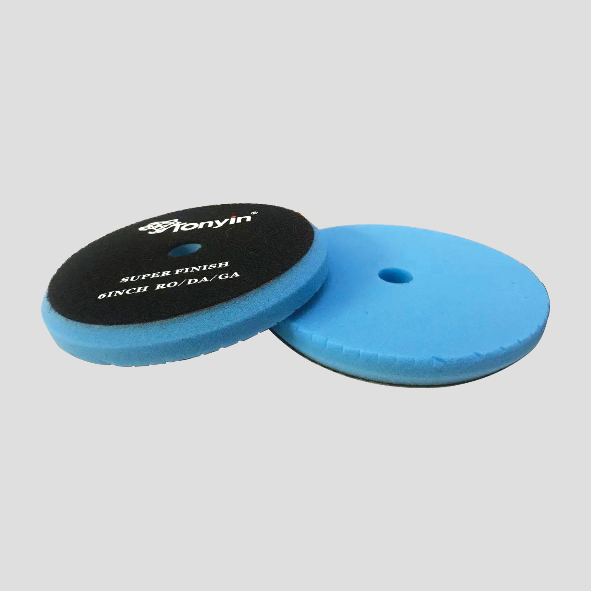 Tonyin 6 Inch Foam Polish Pas (Super Finish, With Hole)